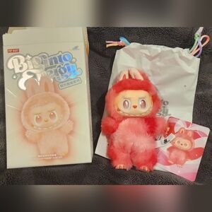 Pop Mart Labubu Big Into Energy Vinyl Face Plush Pendant (Love)